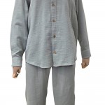 Müslin Takım Umre Kıyafeti Su Yeşili